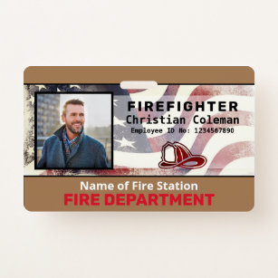 Volunteer Firefighter Id Card
